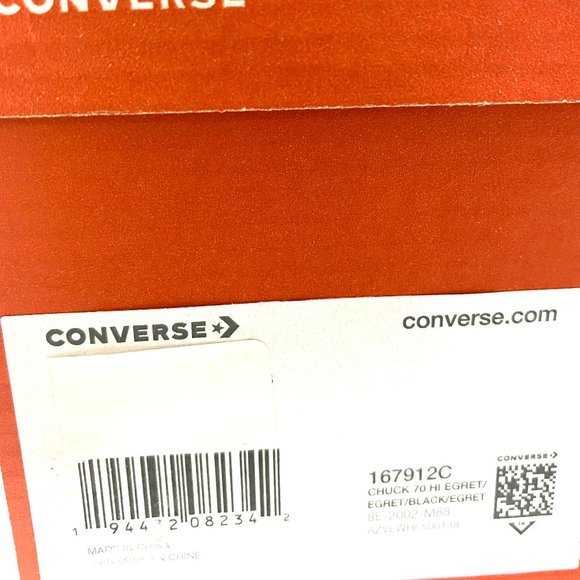 Converse CHUCK 70 HI Egret Peace Sneakers Men’s - Picture 9 of 9